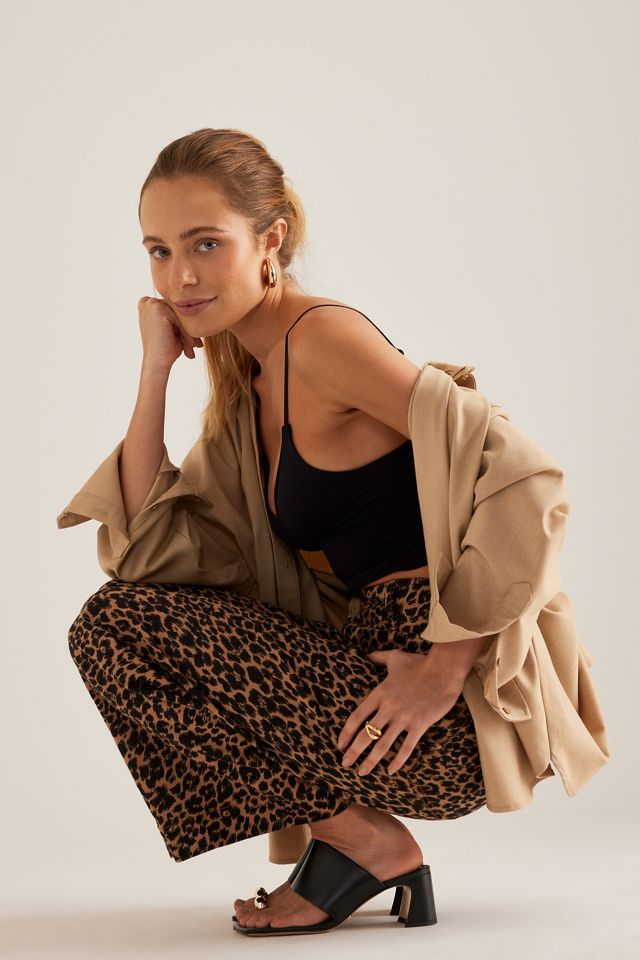 Maeve Colette High-Rise Wide-Leg Cropped Jeans #9