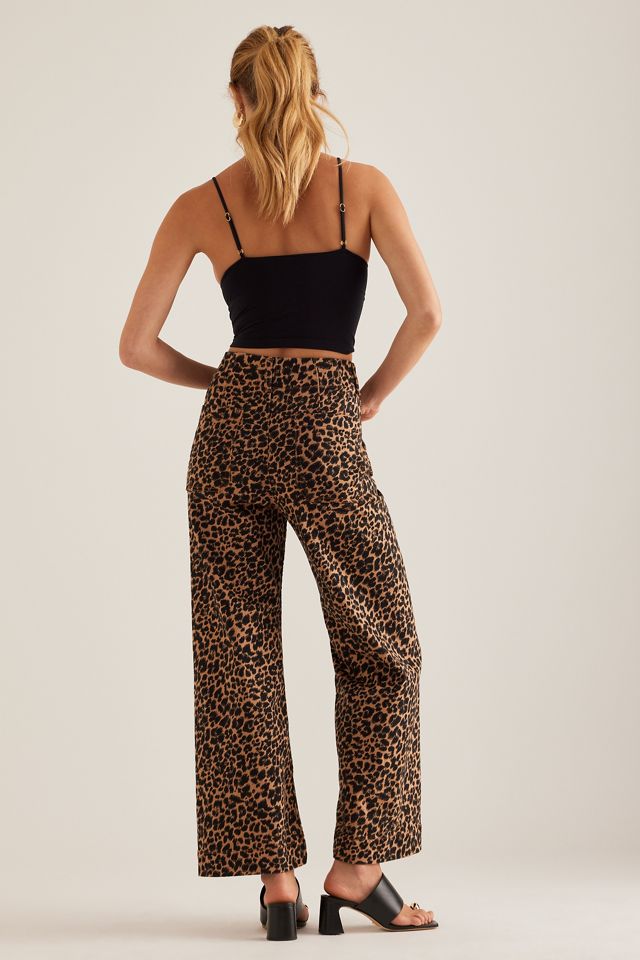 Maeve Colette High-Rise Wide-Leg Cropped Jeans #12