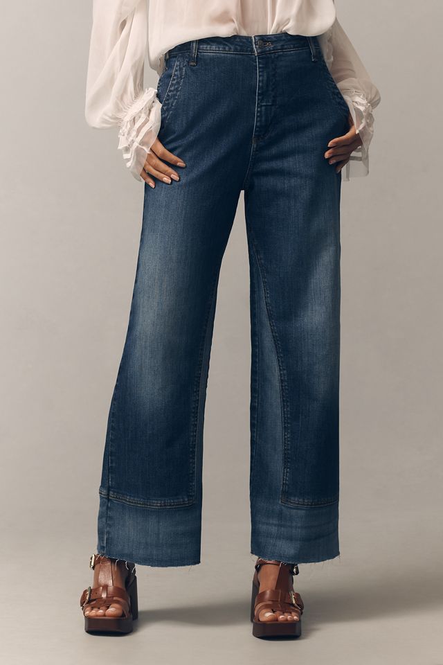 Pilcro Maßgeschneiderte Überarbeitete High-Rise Weite-Bein Jeans #2