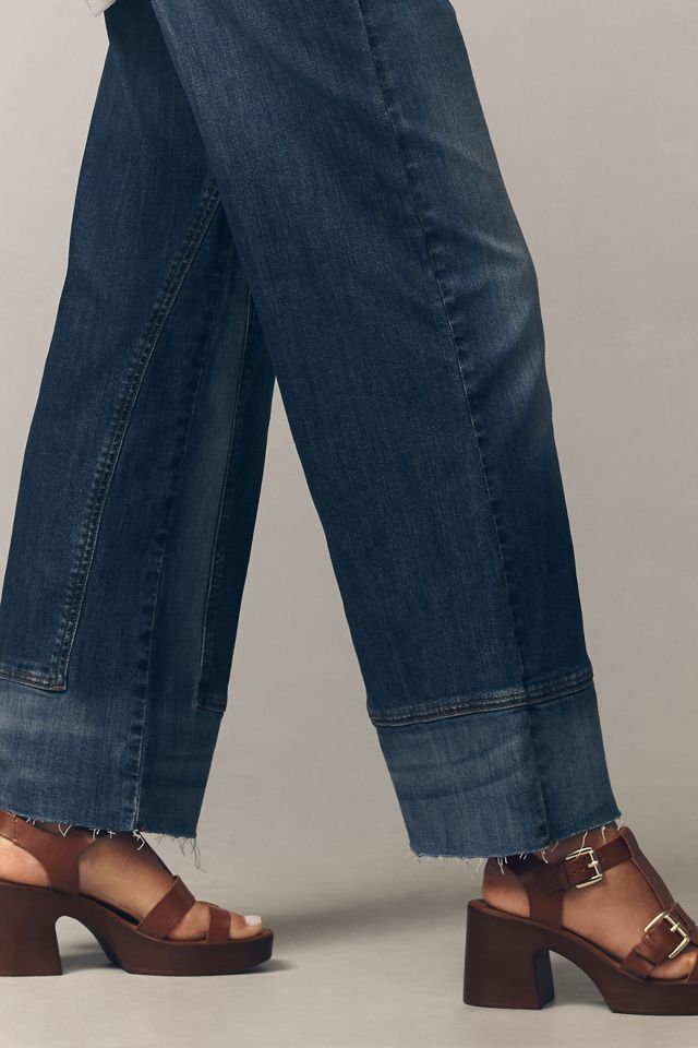 Pilcro Maßgeschneiderte Überarbeitete High-Rise Weite-Bein Jeans #3