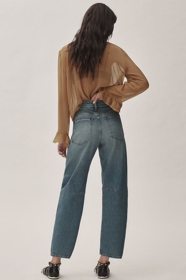 The Millie Low-Slung Barrel Jeans by Pilcro #2