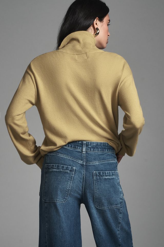 Jeans pantalon taille haute et jambes larges Pilcro #4