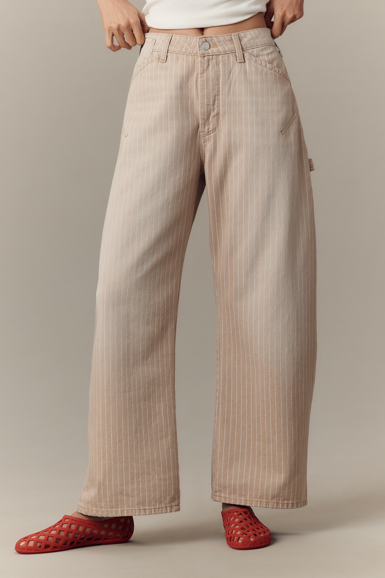Pilcro High-Rise Carpenter Barrel Jeans