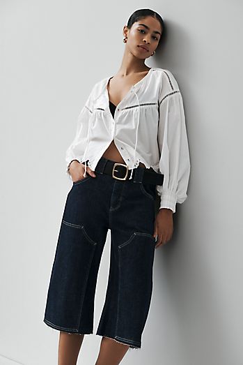 Marimekko Maridenim Unikko Barrel Jeans | Anthropologie Marimekko Maridenim Unikko Barrel Jeans | Anthropologie