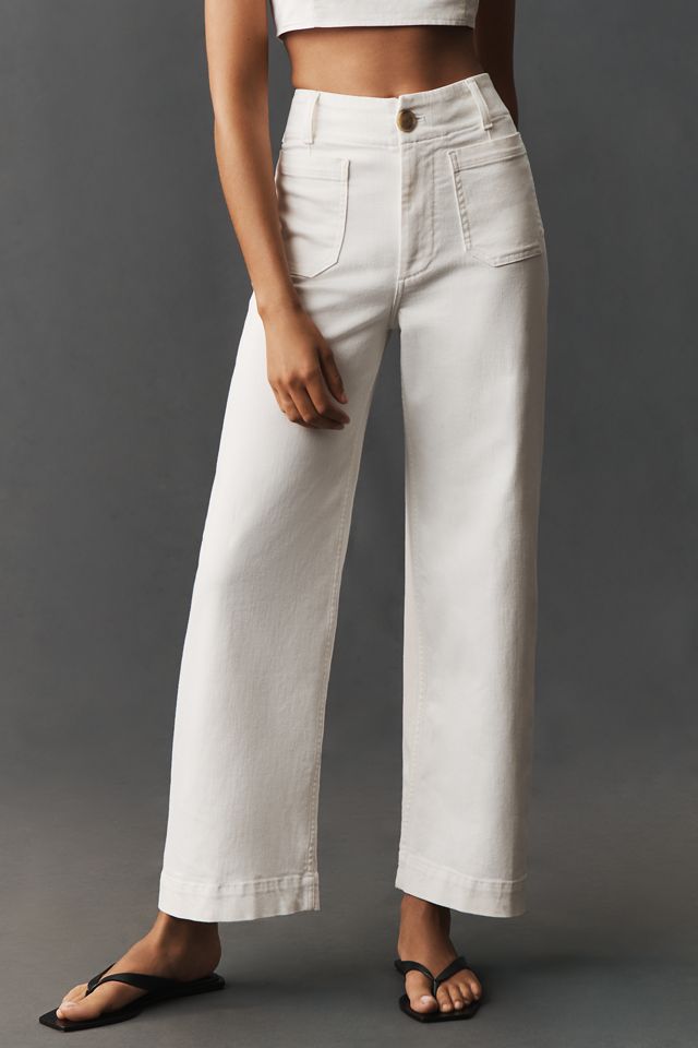 The Colette Full-Length Wide-Leg Jeans by Maeve #1