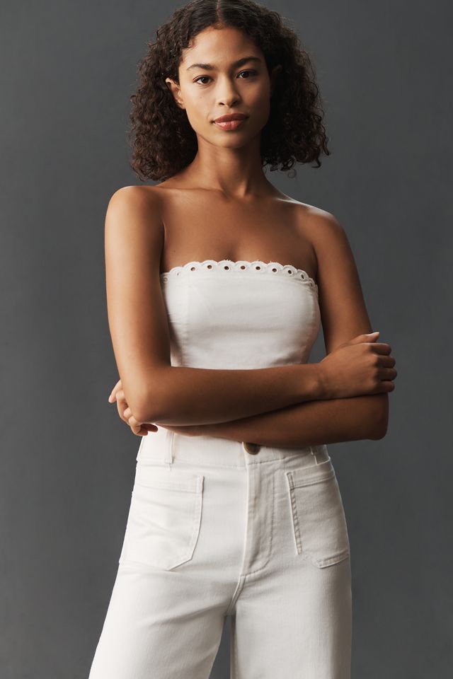 The Colette Full-Length Wide-Leg Jeans by Maeve #3