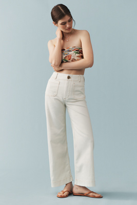 MAEVE THE COLETTE DENIM FULL-LENGTH HIGH-RISE WIDE-LEG JEANS BY MAEVE 