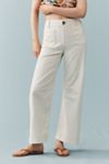 The Colette Denim Full-Length High-Rise Wide-Leg Jeans by Maeve