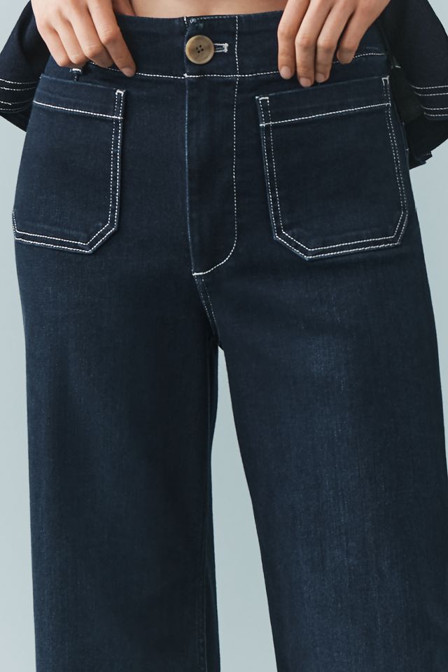 The Colette Full-Length Wide-Leg Jeans by Maeve #3