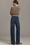 The Colette Knit Full-Length Wide-Leg Jeans by Maeve