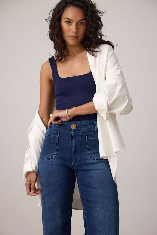 The Colette Full-Length Wide-Leg Jeans by Maeve #3