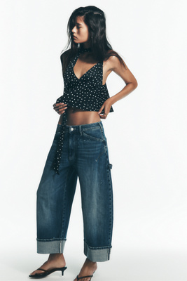 Kayden High Rise Carpenter Barrel Jeans by Pilcro