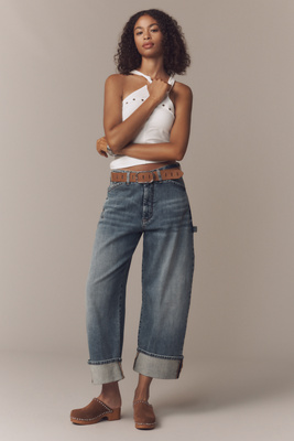 Pilcro High-Rise Barrel Jeans