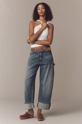 Anthropologie ピルクロハイライズ カーペンターバレルジーンズ Barrel Jeans | Barrel Leg Jeans | Anthropologie