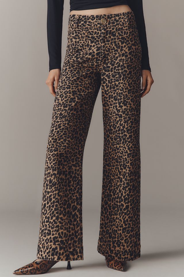 The Colette Full-Length Wide-Leg Jeans by Maeve #1