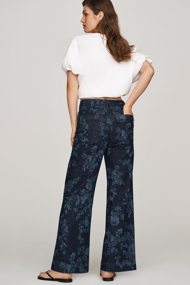 Maeve Colette High-Rise Wide-Leg Full-Length Jeans #3