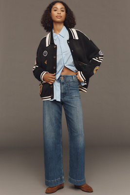 Maeve Full-length High-rise Jeans In Blue