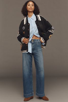 The Colette Full-Length Wide-Leg Jeans by Maeve