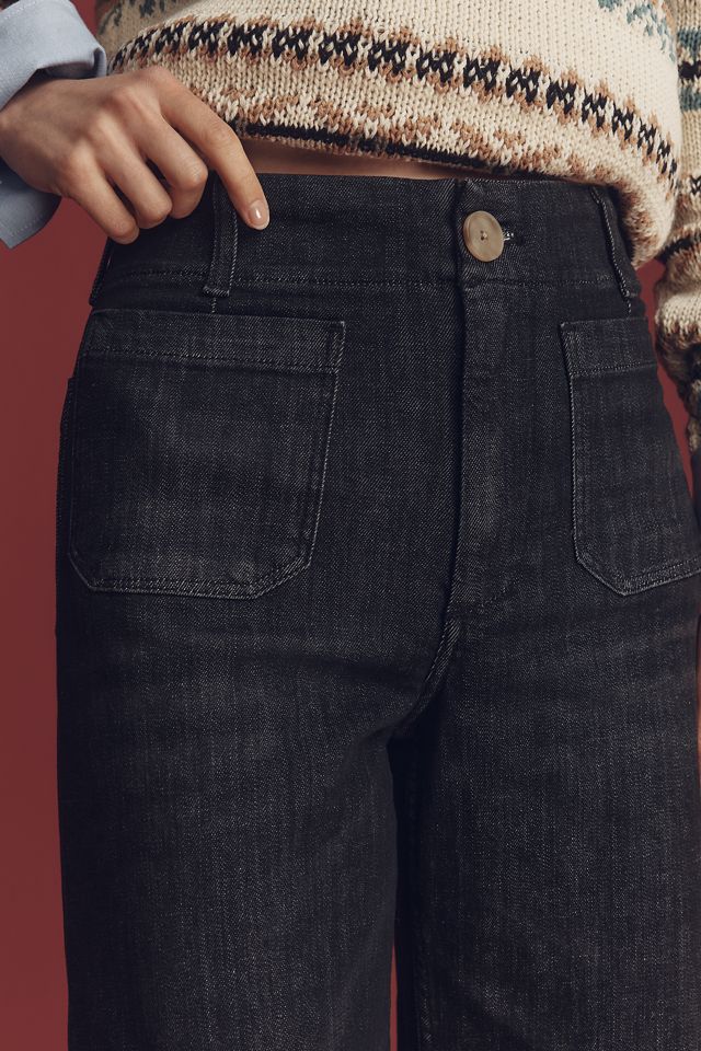 The Colette Full-Length High-Rise Wide-Leg Jeans by Maeve #2