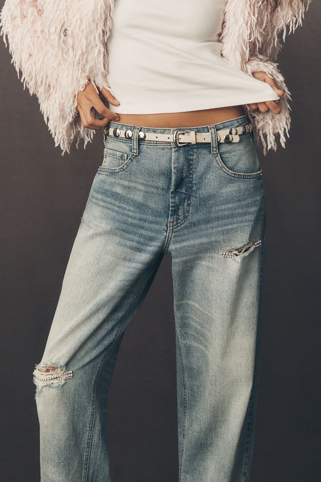 Pilcro Jules Mid Rise Relaxed Straight Leg Jeans #1