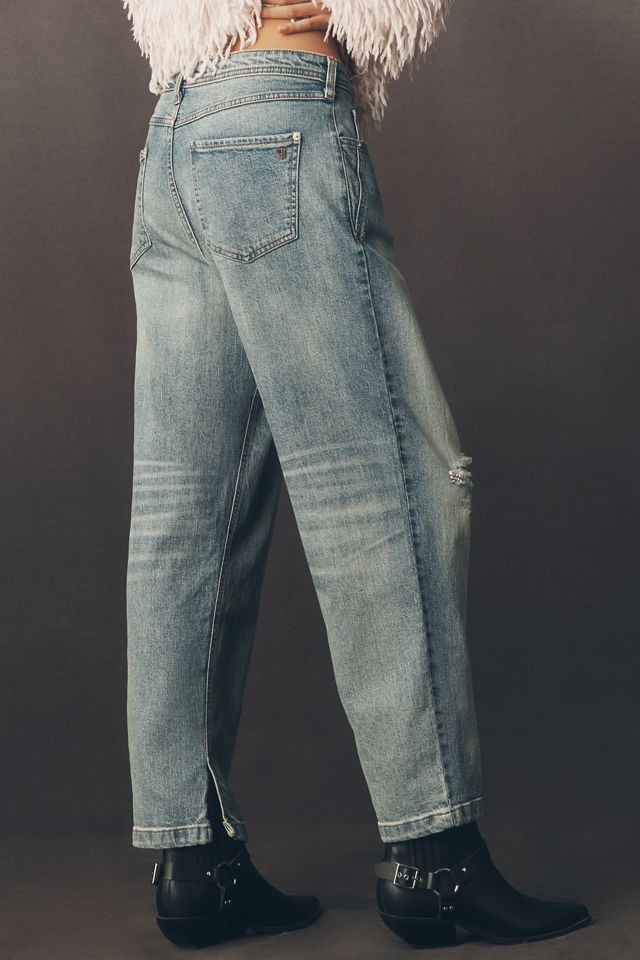 Pilcro Jules Mid Rise Relaxed Straight Leg Jeans #4