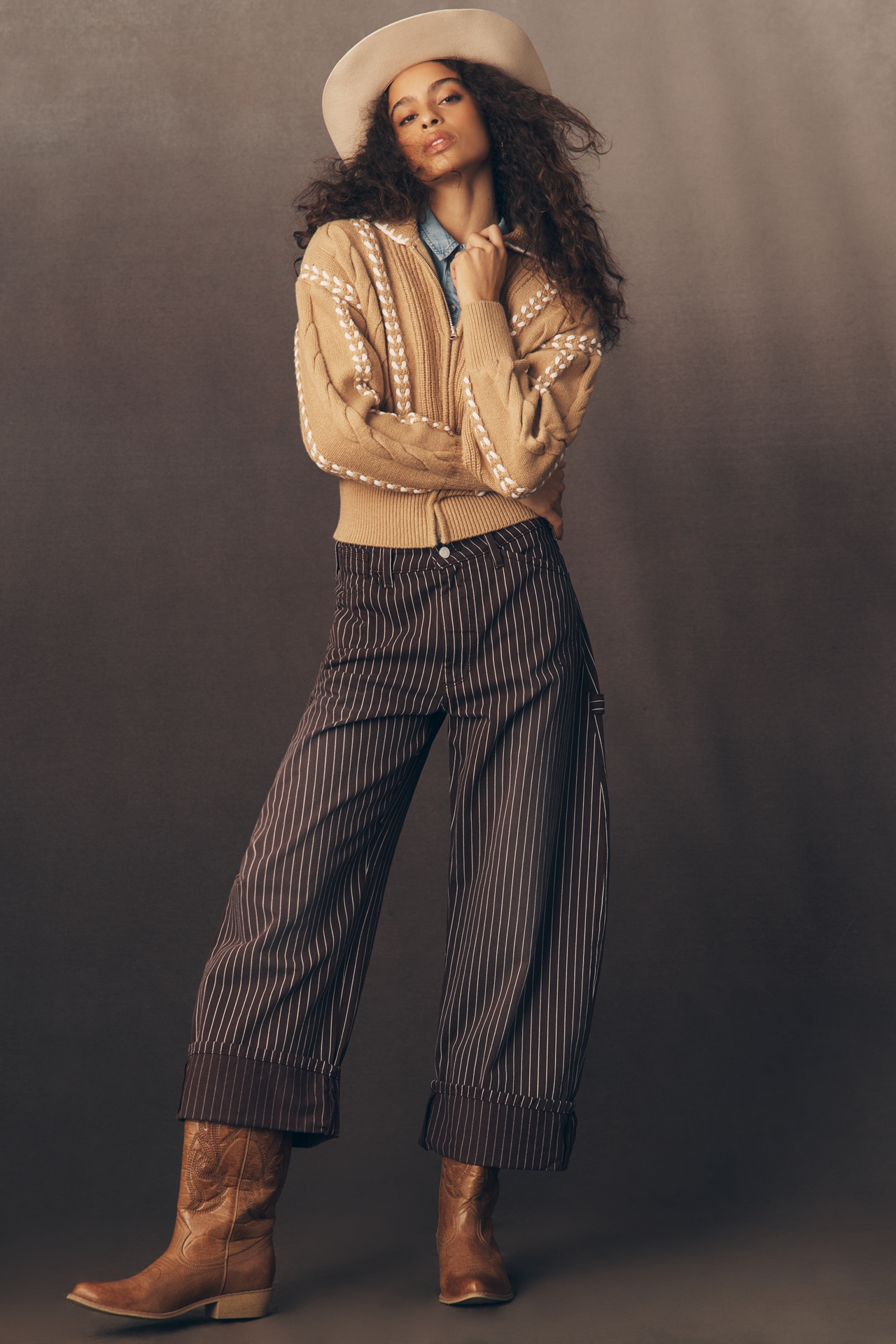 The Kayden Barrel Carpenter Jeans by Pilcro