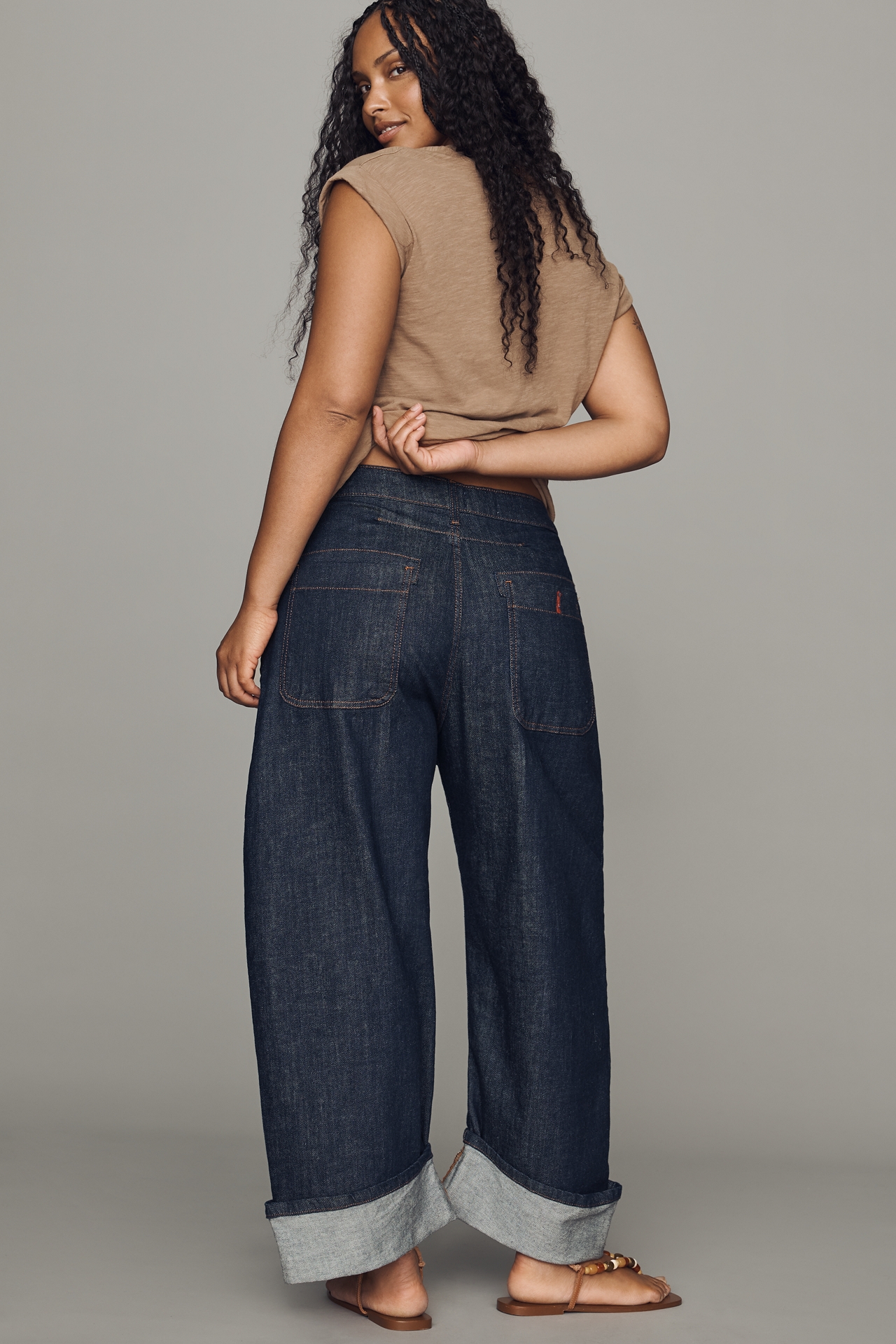 Pilcro Kayden High-Rise Carpenter Barrel Jeans