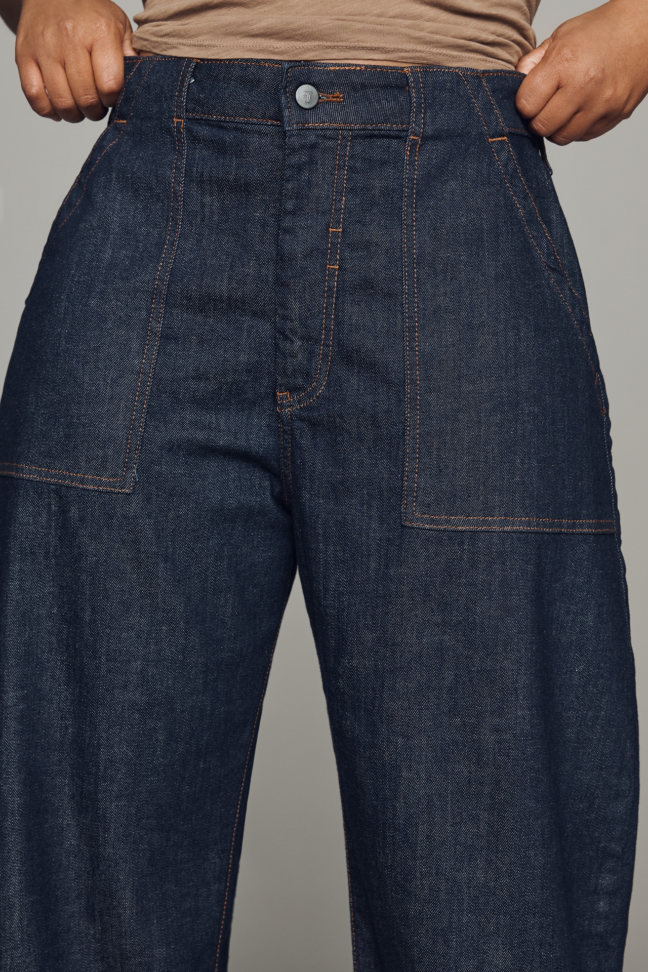 Pilcro Kayden High-Rise Carpenter Barrel Jeans