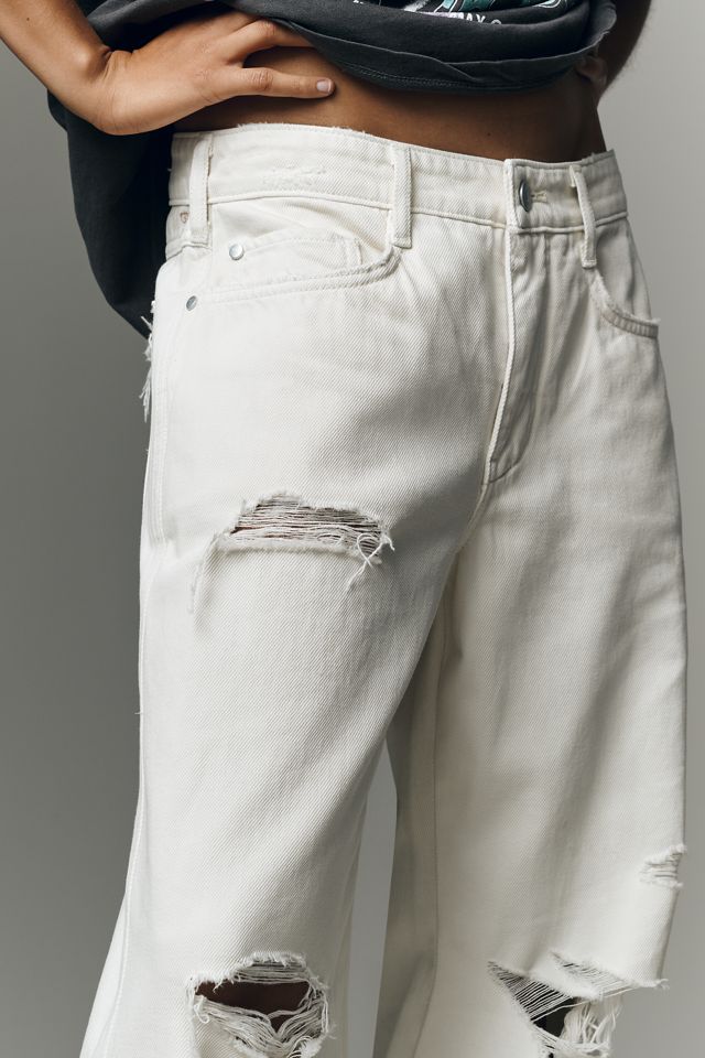 Pilcro Low Slung Distressed Slim Slouch Jeans #3
