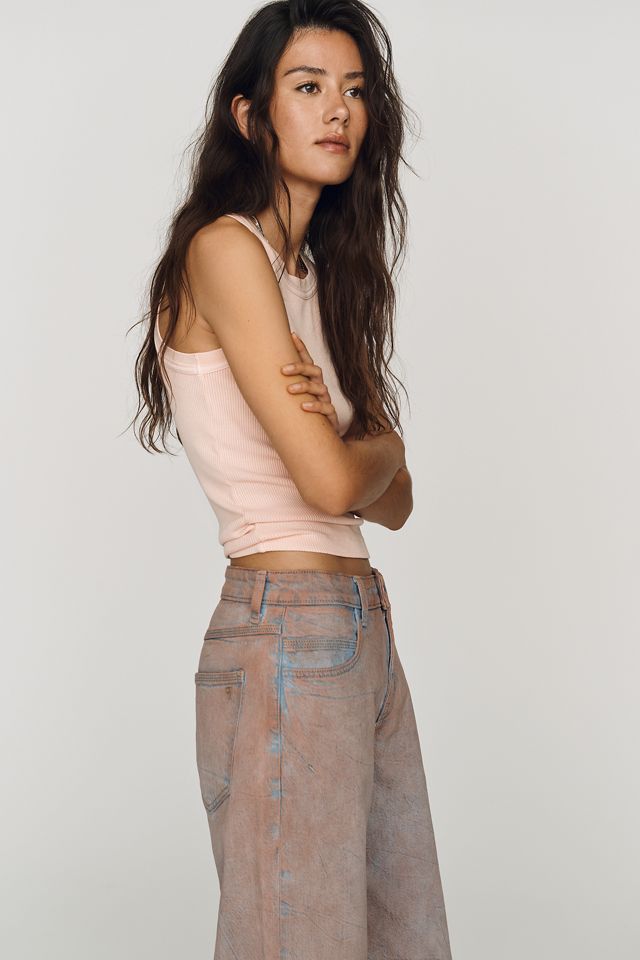 Pilcro Esme Low-Rise Wide-Leg Jeans #3