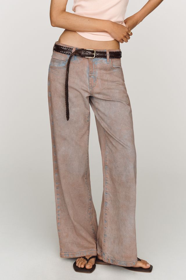 Pilcro Esme Low-Rise Wide-Leg Jeans #4