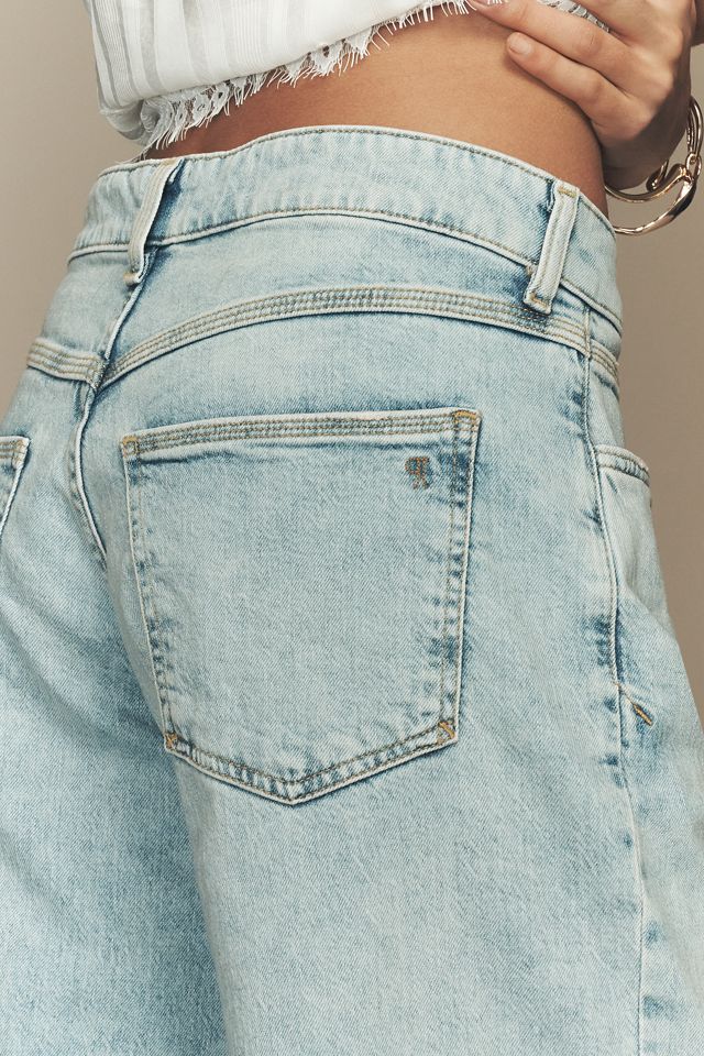 Esme Low-Rise Wide-Leg Jeans by Pilcro #3