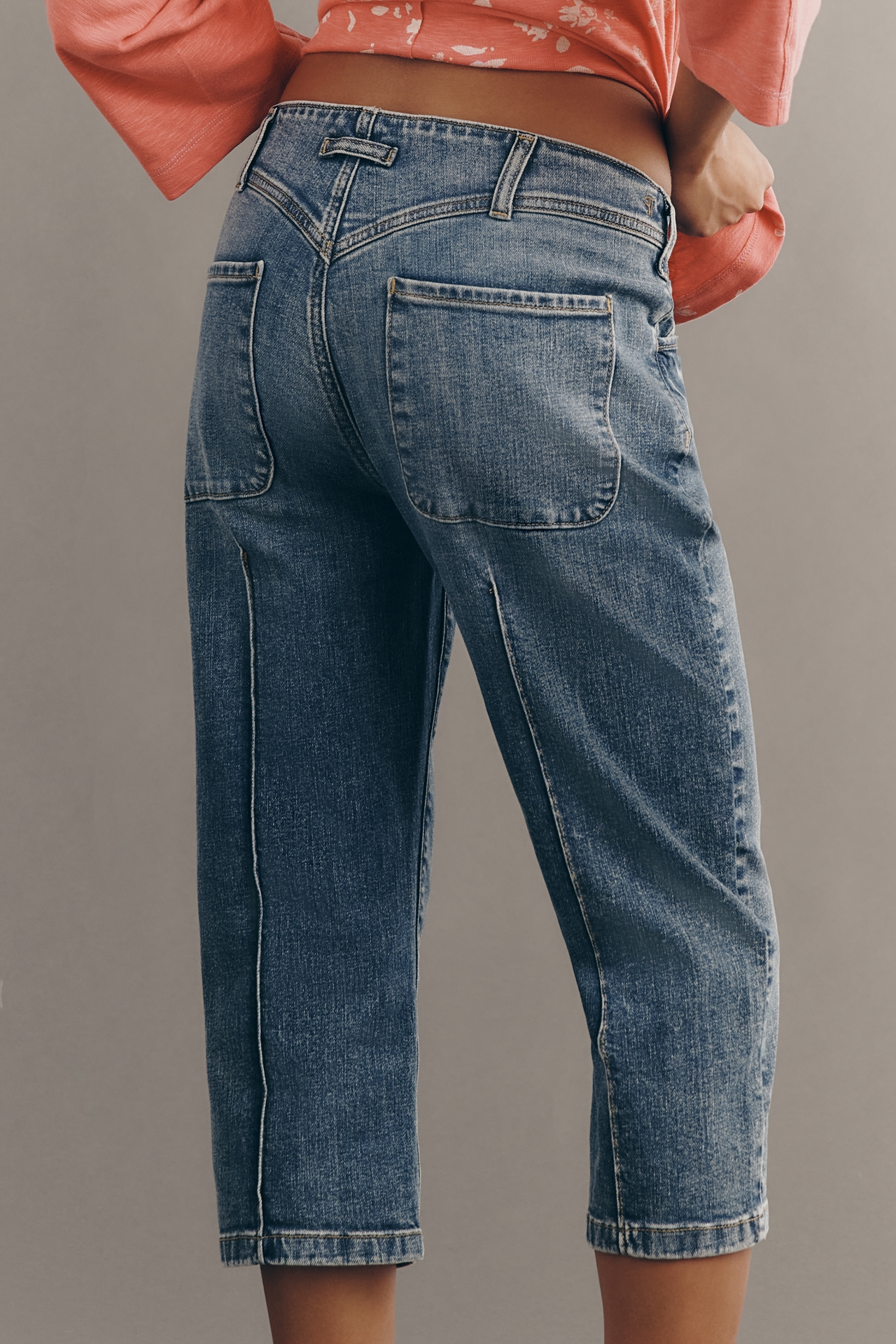 Pilcro Penny Low-Rise Pedal Pusher Jeans