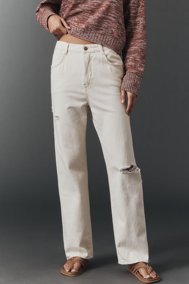 Jeans dritti a vita media Mila di Pilcro #3