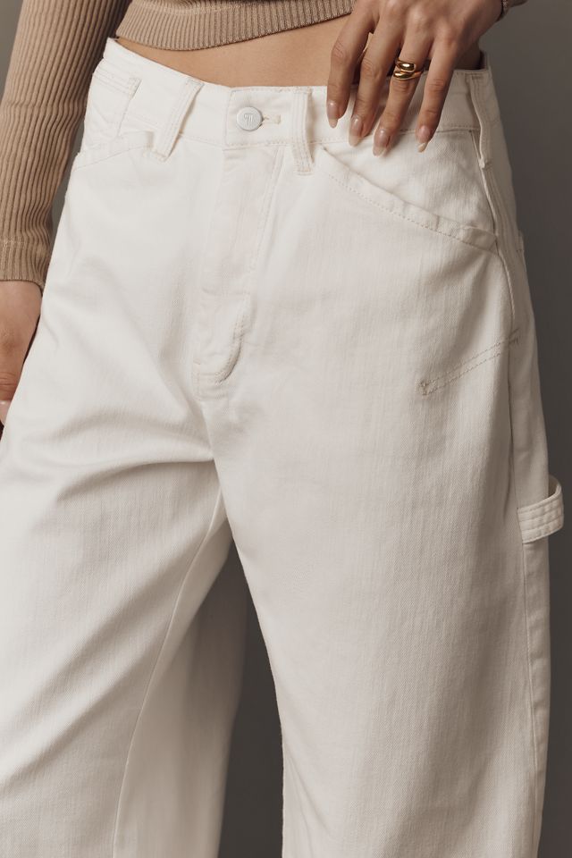 Pilcro Kayden High-Rise Cuffed Carpenter Barrel Jeans #4