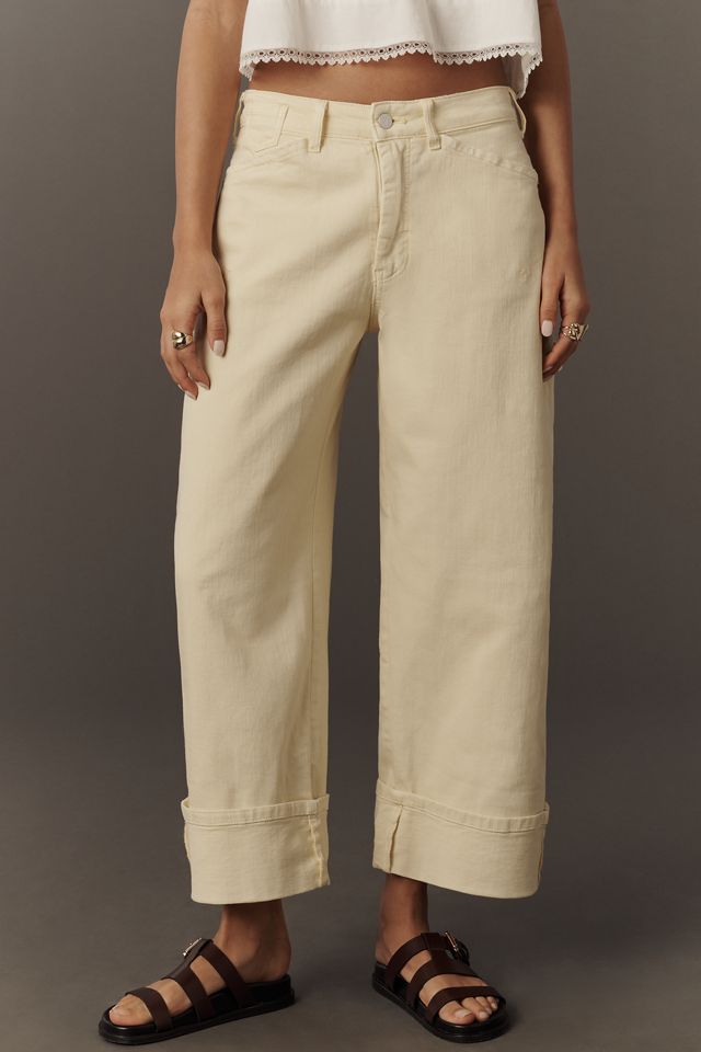 Die Kayden Hochgeschnittene Umgeschlagene Konische Jeans von Pilcro #1