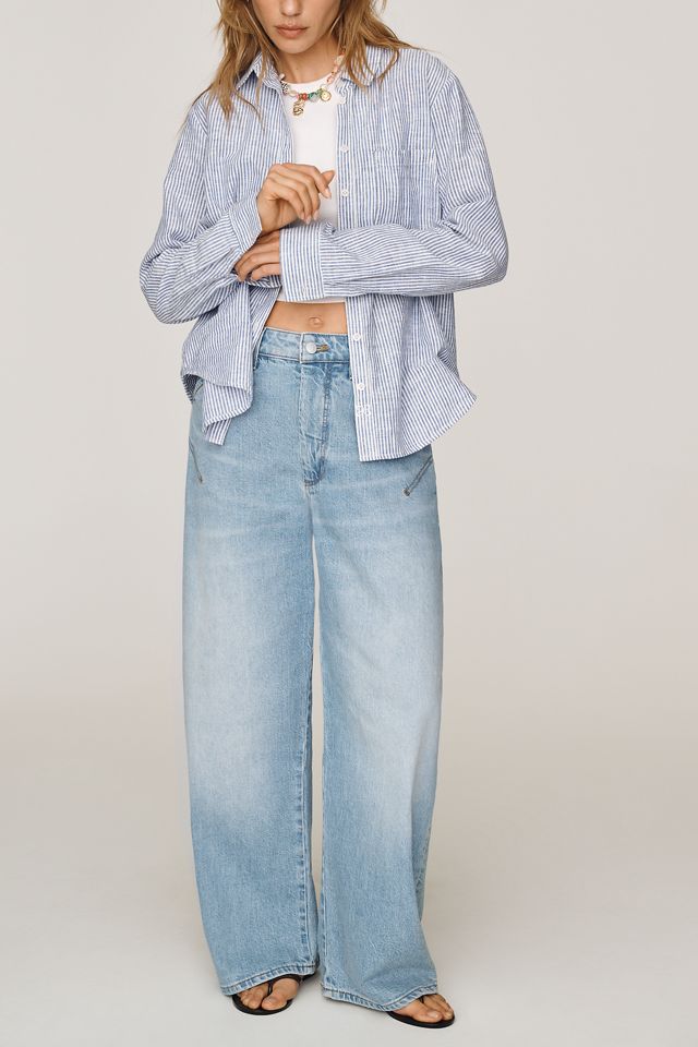 Pilcro Kayden High-Rise Carpenter Barrel Jeans | Anthropologie