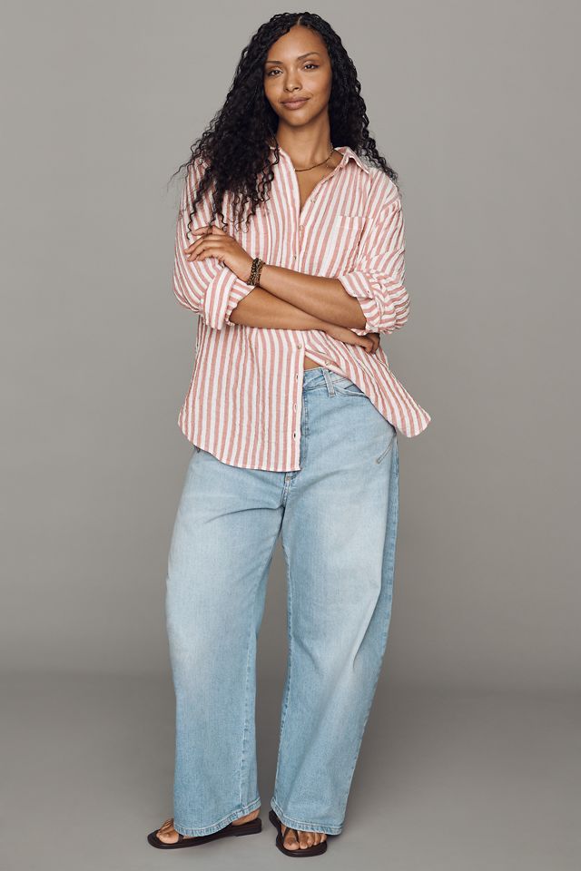 Pilcro Kayden High-Rise Carpenter Barrel Jeans #5