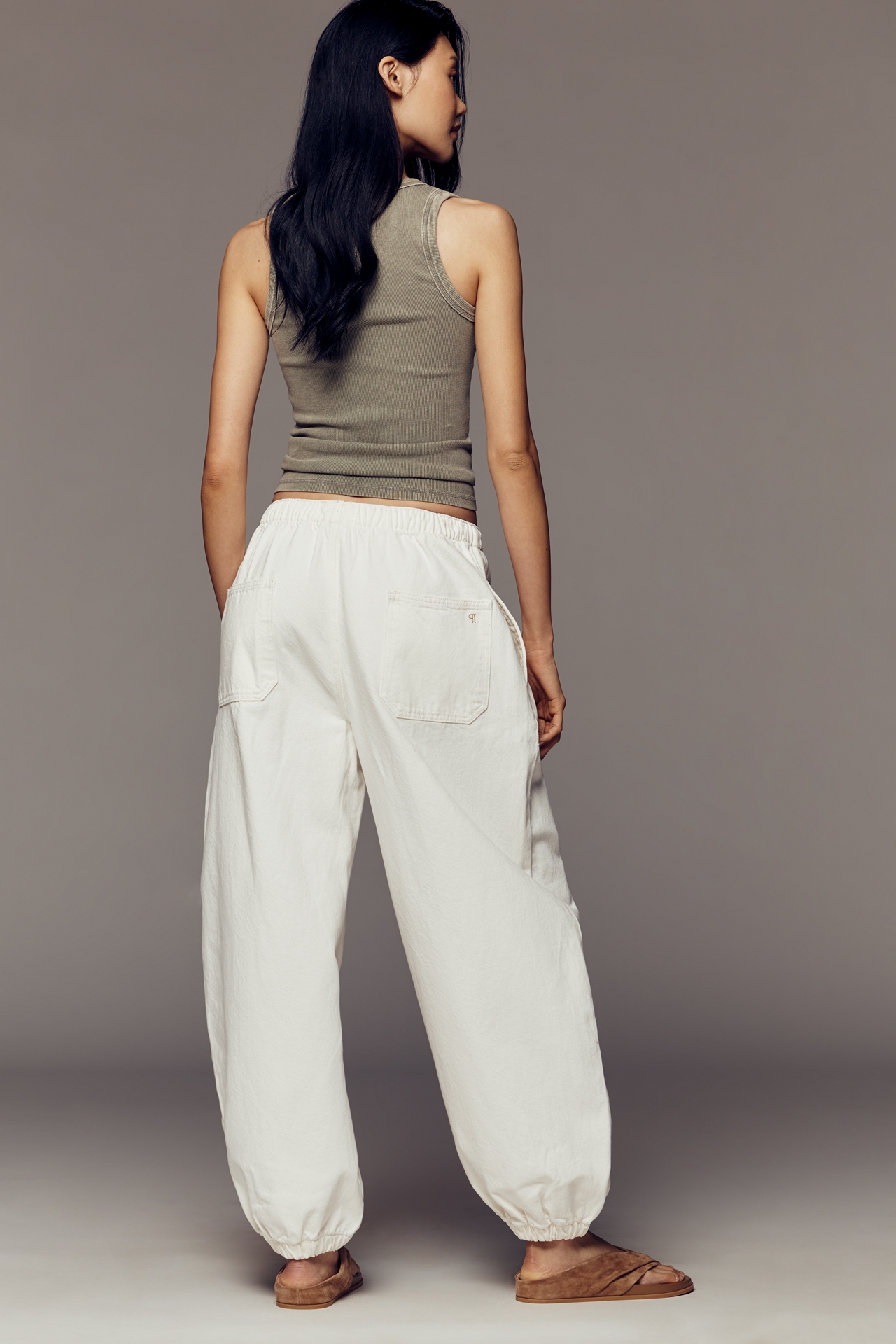 Pilcro Pull-On High-Rise Joggers