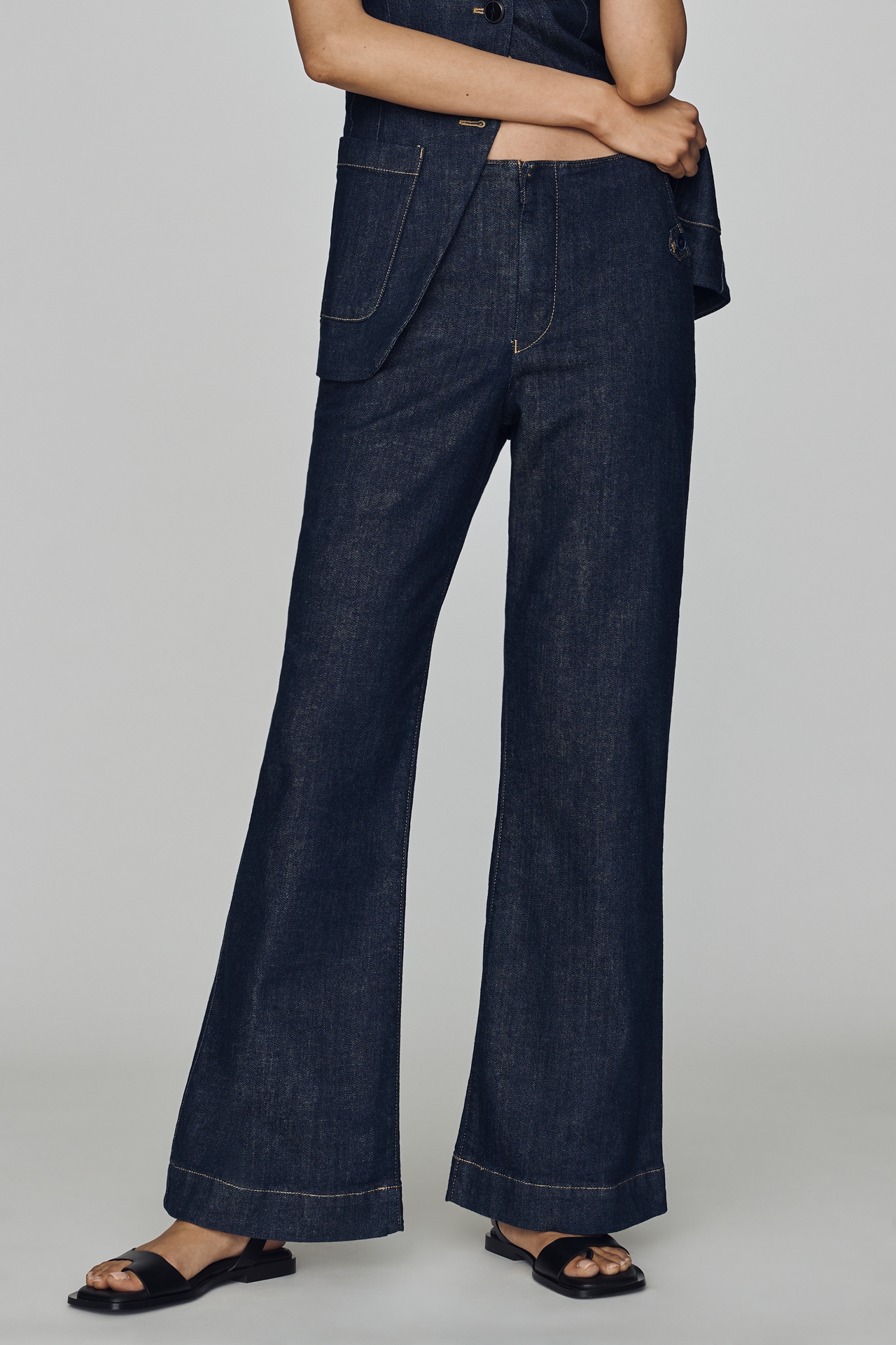 Maeve Mid-Rise Flare Jeans