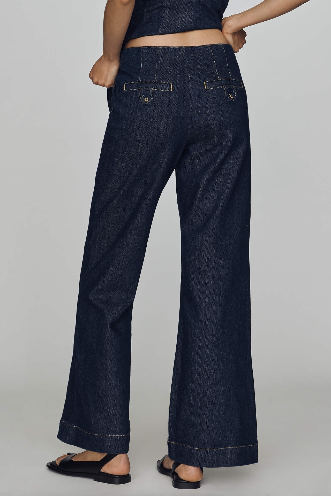 Maeve Mid-Rise Flare Jeans
