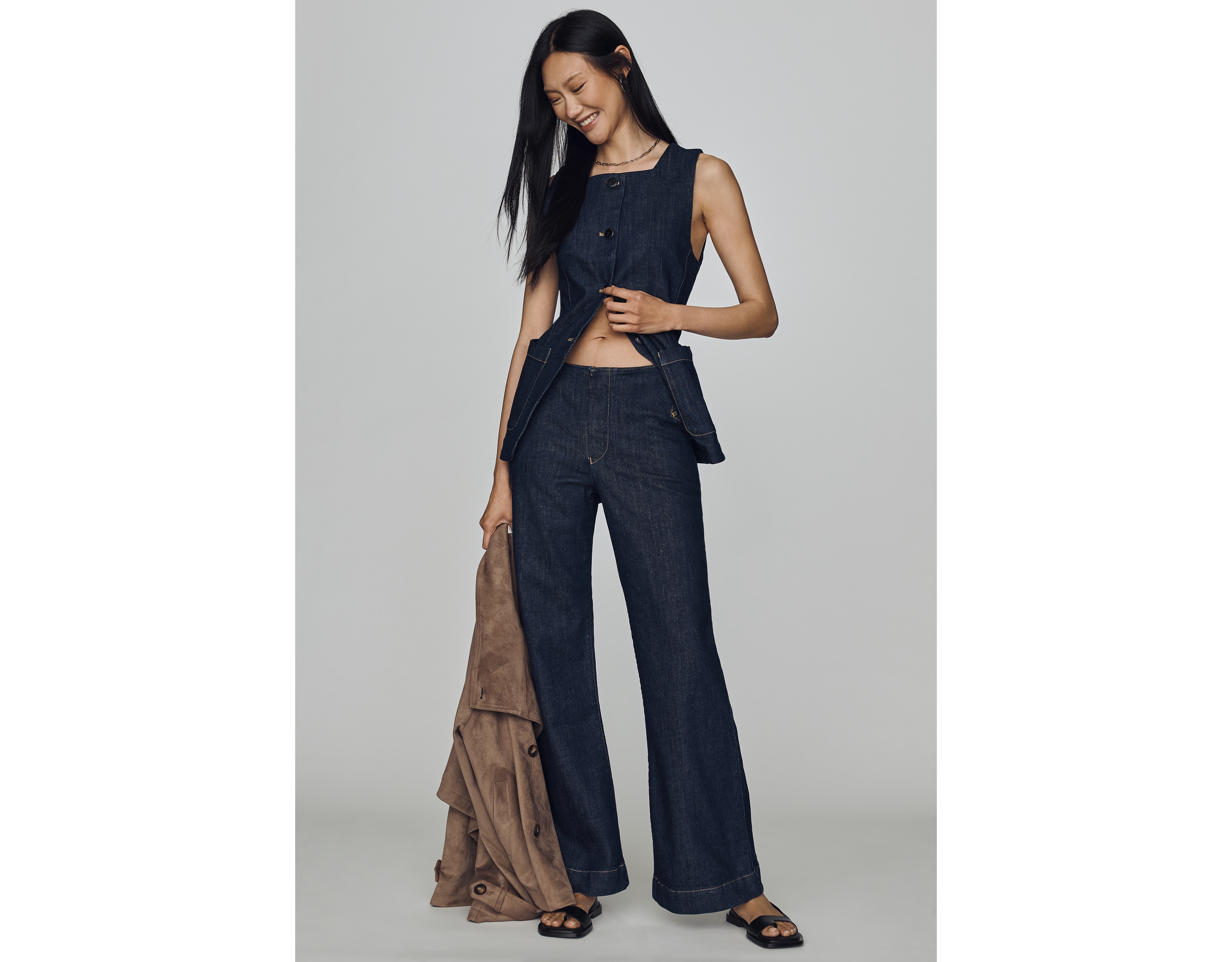 Maeve Mid-Rise Flare Jeans
