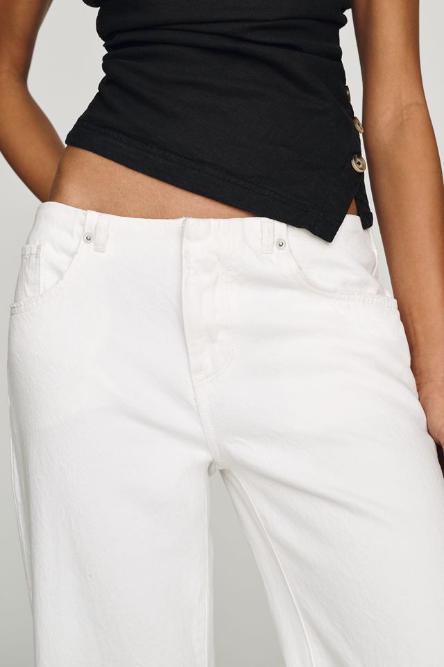 Pilcro Mid-Rise Clean-Waist Stovepipe Jeans #1