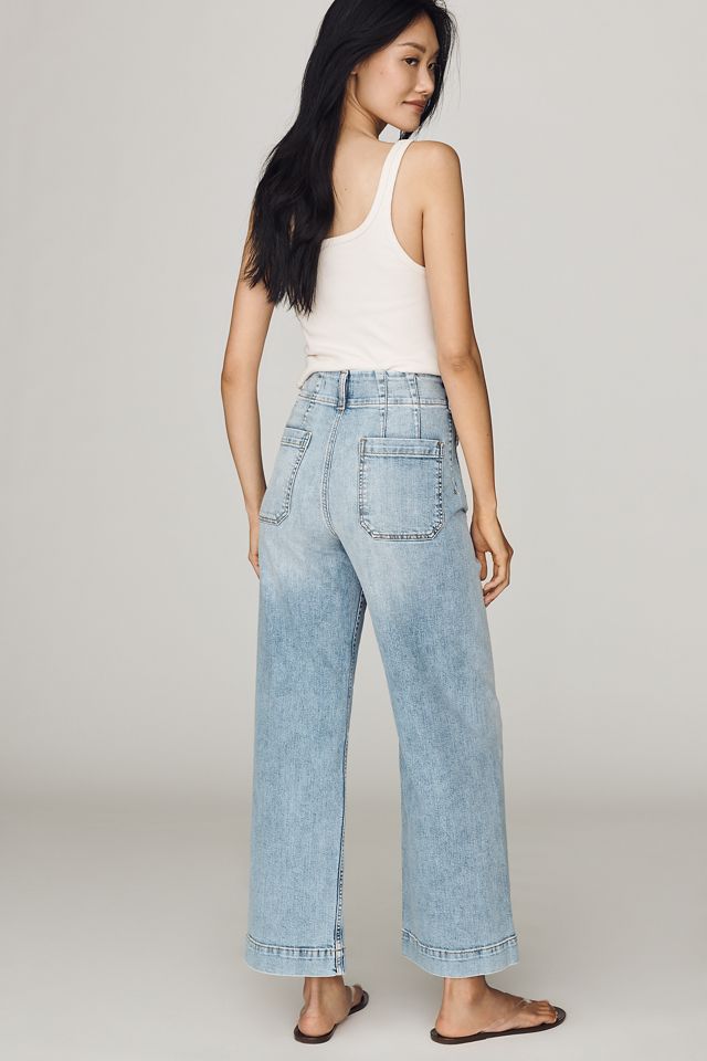 Maeve Colette High-Rise Wide-Leg Full-Length Jeans #3