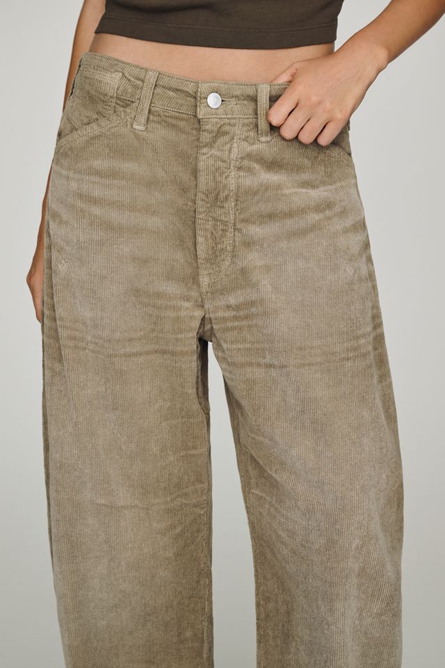 Die Kayden Cord-Hose mit Mittelhohem Bund und Barrel-Schnitt von Pilcro #1