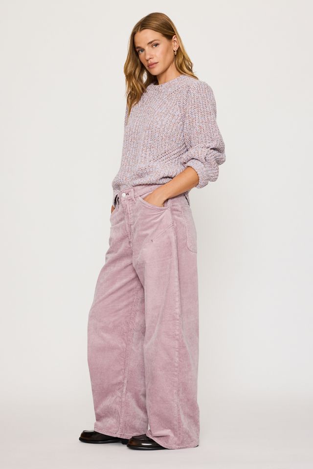 Los Pantalones de Pana Kayden de Tiro Medio Estilo Barril de Pilcro #5