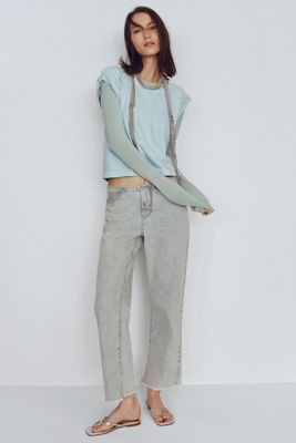 Pilcro Saphhi Low-Rise Straight-Leg Jeans