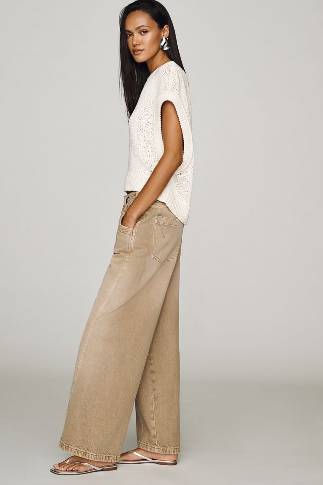 Pilcro Kenny High-Rise Tapered Barrel Jeans #4