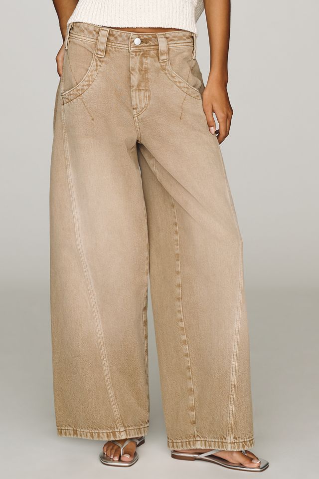 Pilcro Kenny High-Rise Tapered Barrel Jeans #5