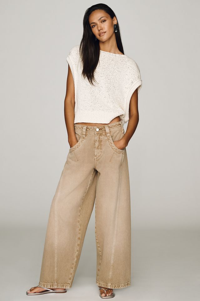 Pilcro Kenny High-Rise Tapered Barrel Jeans #2